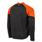 Bolt Quarter Zip Top - Black-Orange