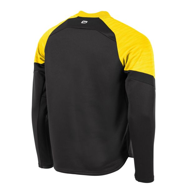 Bolt Quarter Zip Top - Black-Yellow