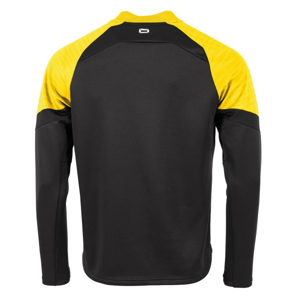 Bolt Quarter Zip Top - Black-Yellow