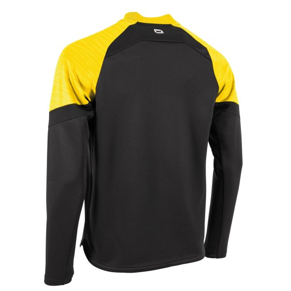 Bolt Quarter Zip Top - Black-Yellow
