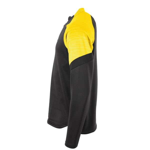 Bolt Quarter Zip Top - Black-Yellow