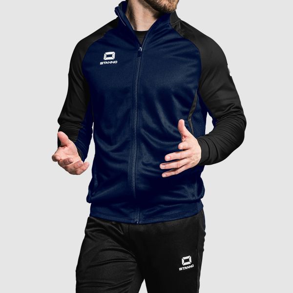 Stadio Full Zip Top - Navy-Black