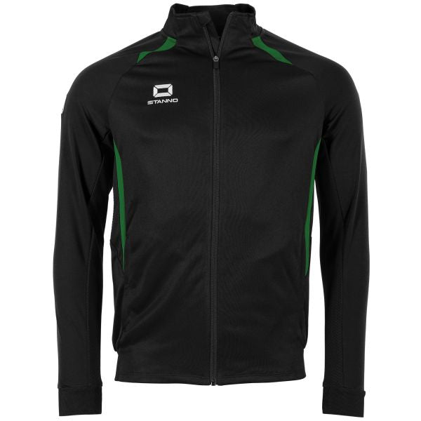 Stadio Full Zip Top - Black-Green