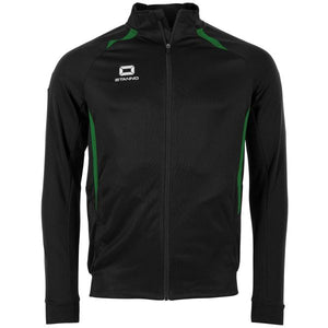 Stadio Full Zip Top - Black-Green