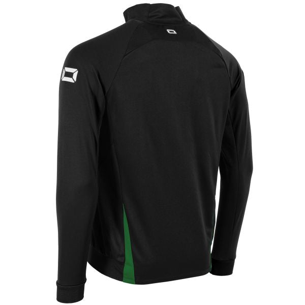 Stadio Full Zip Top - Black-Green