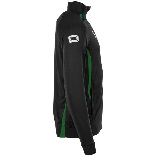 Stadio Full Zip Top - Black-Green