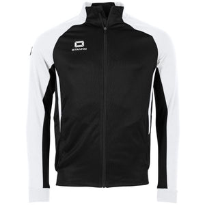 Stadio Full Zip Top - Black-White