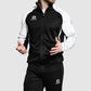Stadio Full Zip Top - Black-White