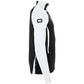 Stadio Full Zip Top - Black-White