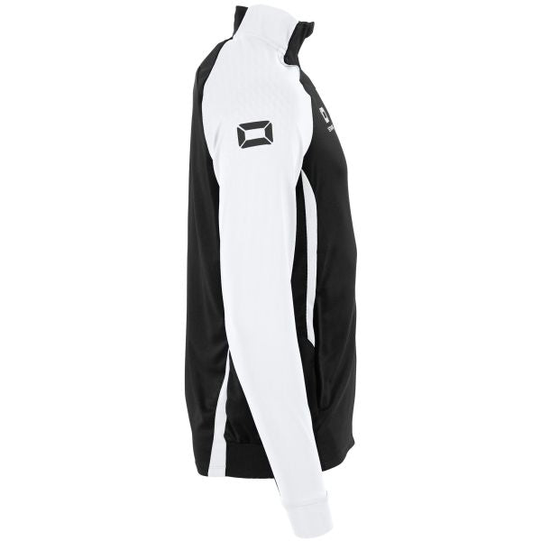 Stadio Full Zip Top - Black-White