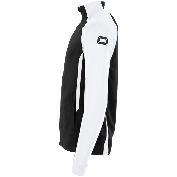 Stadio Full Zip Top - Black-White