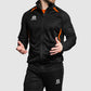 Stadio Full Zip Top - Black-Orange