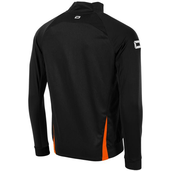 Stadio Full Zip Top - Black-Orange