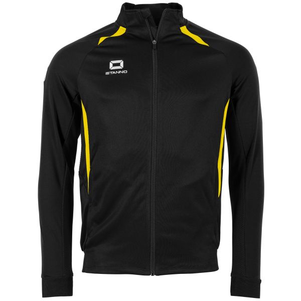 Stadio Full Zip Top - Black-Yellow
