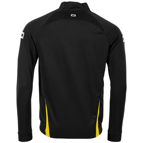 Stadio Full Zip Top - Black-Yellow