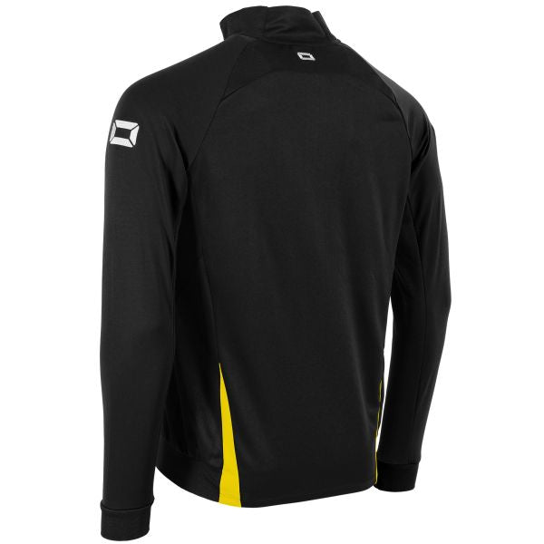 Stadio Full Zip Top - Black-Yellow
