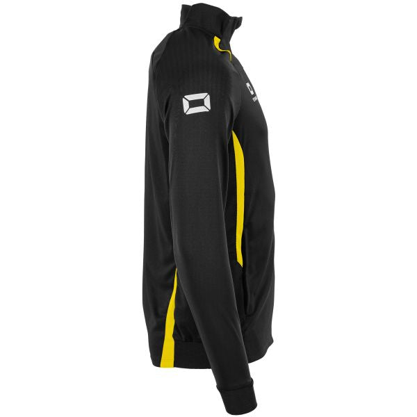Stadio Full Zip Top - Black-Yellow