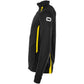 Stadio Full Zip Top - Black-Yellow