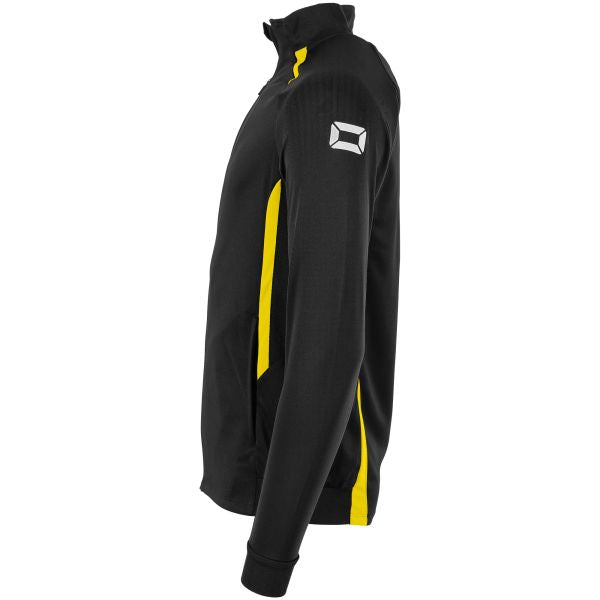 Stadio Full Zip Top - Black-Yellow
