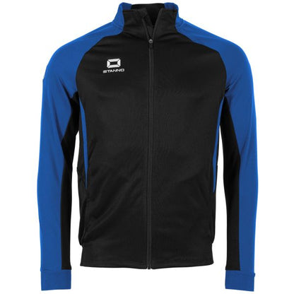 Stadio Full Zip Top - Black-Royal