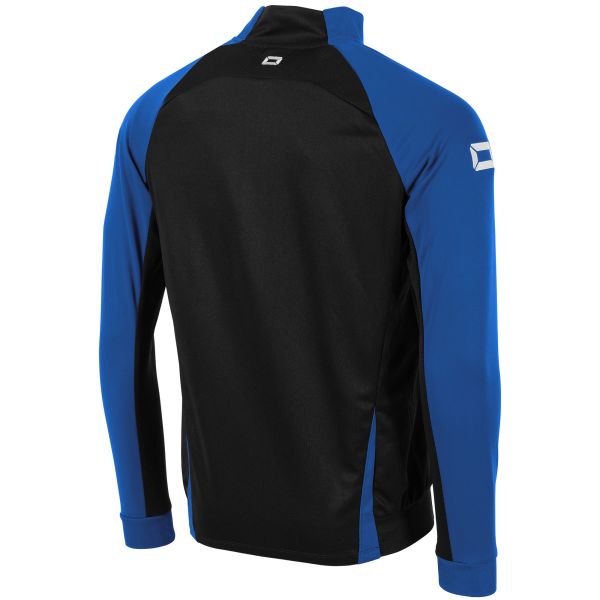 Stadio Full Zip Top - Black-Royal