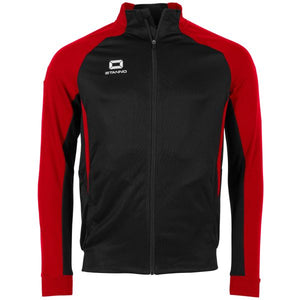 Stadio Full Zip Top - Black-Red