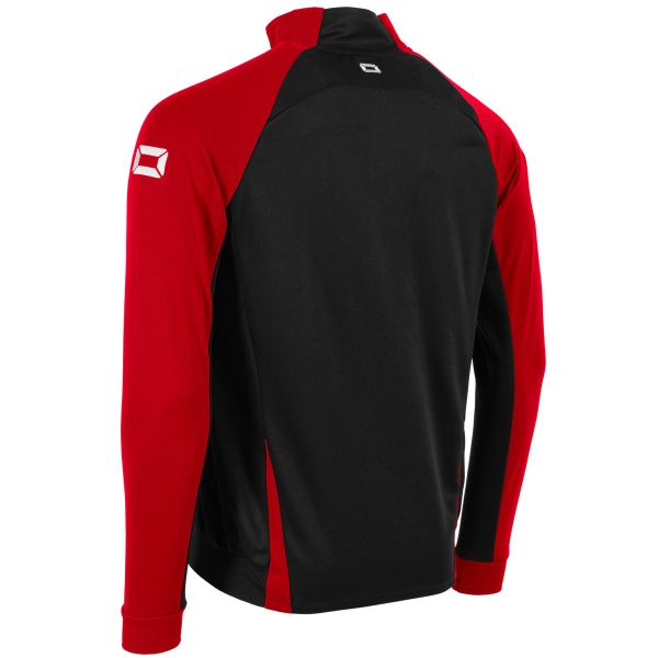 Stadio Full Zip Top - Black-Red