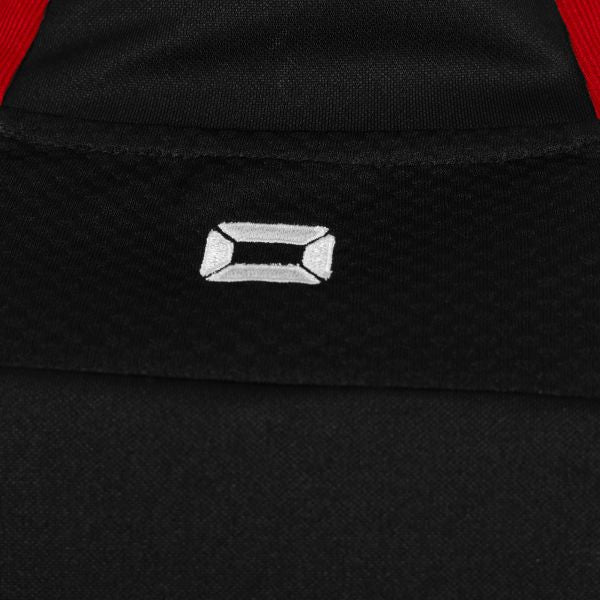 Stadio Full Zip Top - Black-Red