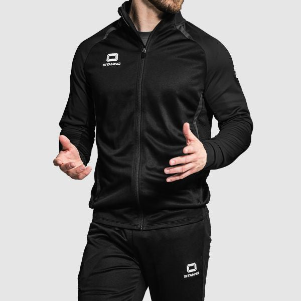 Stadio Full Zip Top - Black-Anthracite