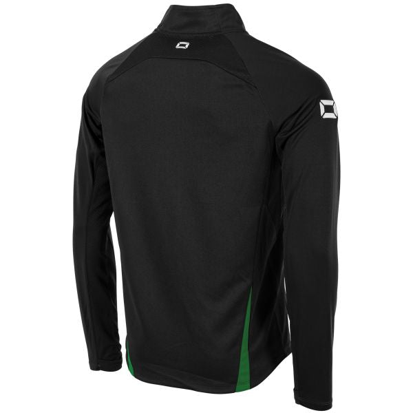 Stadio Quarter Zip top - Black-Green