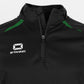 Stadio Quarter Zip top - Black-Green