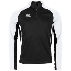 Stadio Quarter Zip top - Black-White