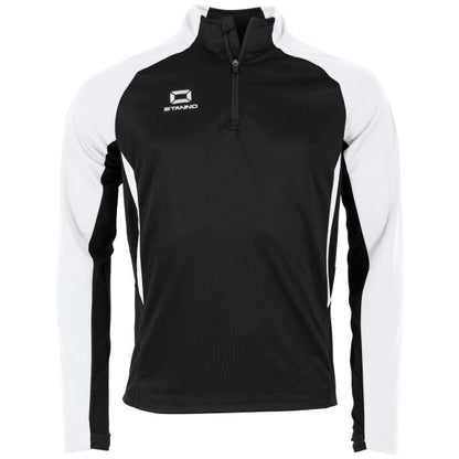 Stadio Quarter Zip top - Black-White