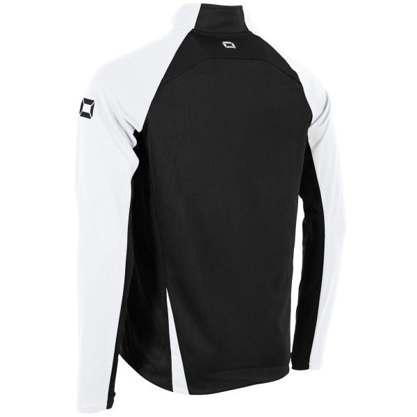 Stadio Quarter Zip top - Black-White