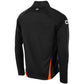 Stadio Quarter Zip top - Black-Orange