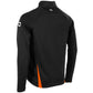Stadio Quarter Zip top - Black-Orange