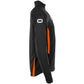 Stadio Quarter Zip top - Black-Orange