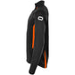 Stadio Quarter Zip top - Black-Orange
