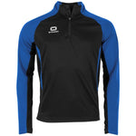 Stadio Quarter Zip top - Black-Royal