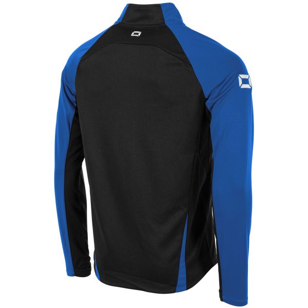 Stadio Quarter Zip top - Black-Royal