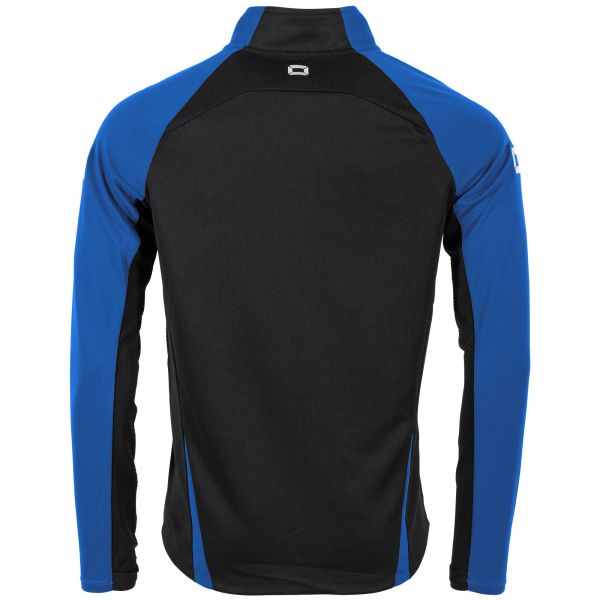 Stadio Quarter Zip top - Black-Royal
