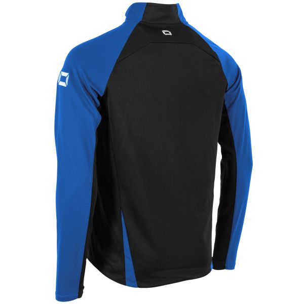 Stadio Quarter Zip top - Black-Royal
