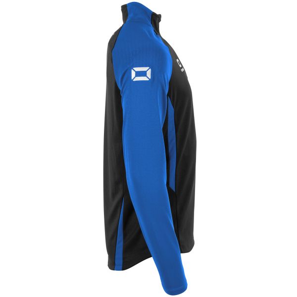 Stadio Quarter Zip top - Black-Royal