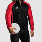 Stadio Quarter Zip top - Black-Red