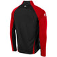 Stadio Quarter Zip top - Black-Red