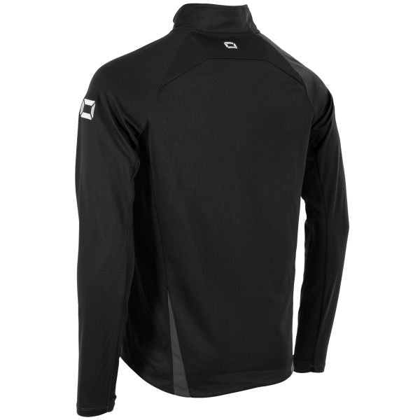 Stadio Quarter Zip top - Black-Anthracite