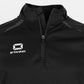 Stadio Quarter Zip top - Black-Anthracite