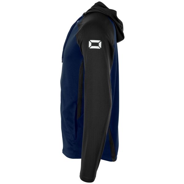 Stadio Hooded Full Zip Top - Navy-Black