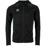 Stadio Hooded Full Zip Top - Black-Green