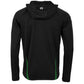 Stadio Hooded Full Zip Top - Black-Green